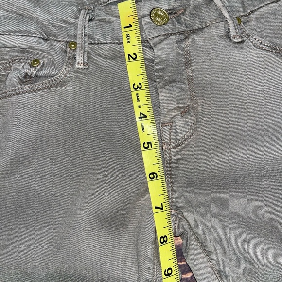 Mother Looker Ankle Jeans Size 25 Olive Dye Skinny Fit Stretch - Picture 6 of 8